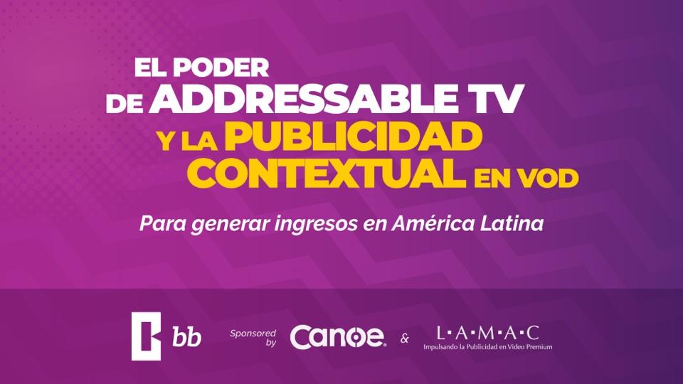 Portada de Jornada sobre addressable TV y publicidad contextual