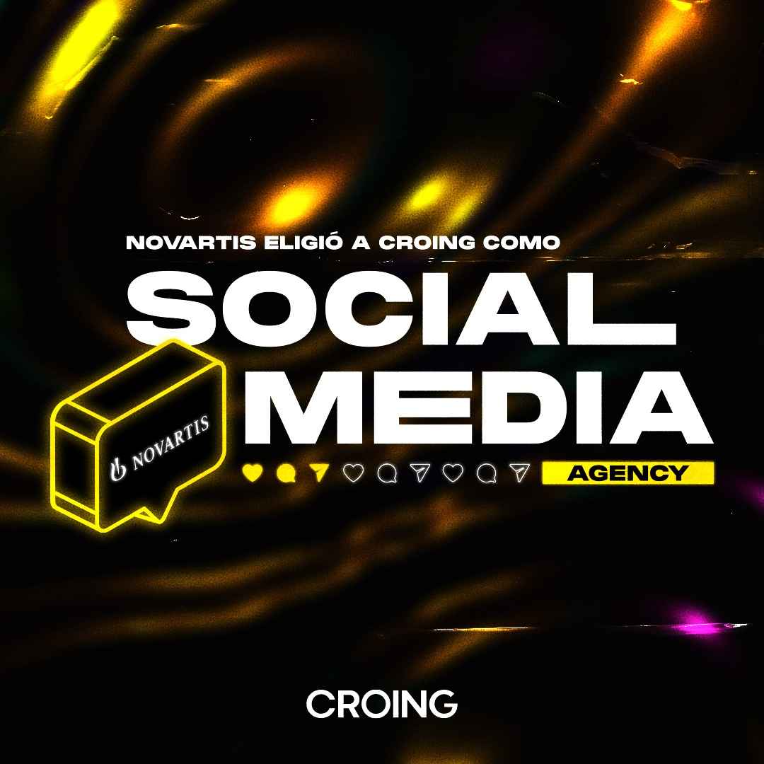 Portada de Novartis eligió a CROING como Social Media agency