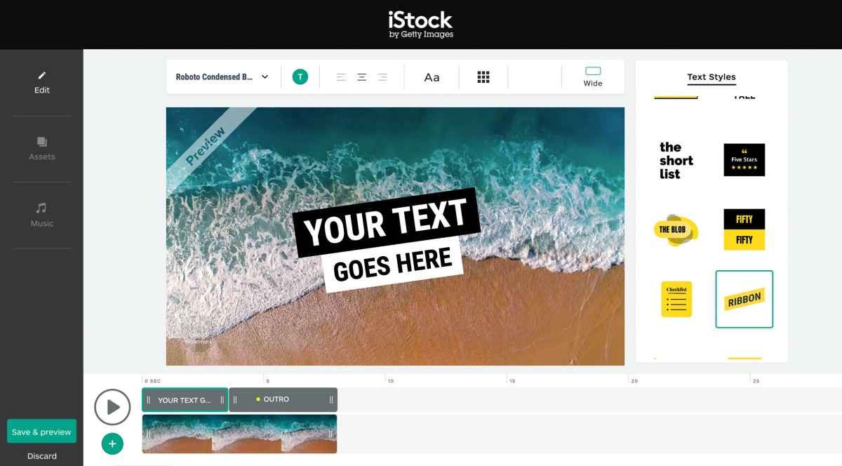 Portada de iStock lanza un nuevo editor de video