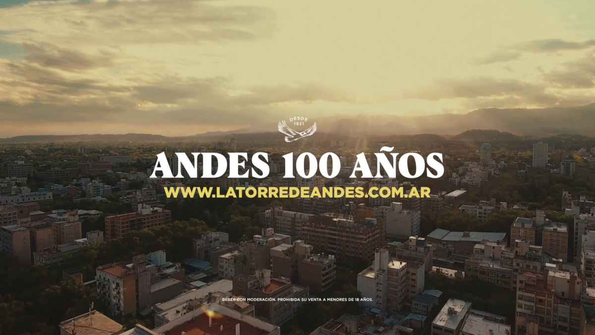 Portada de Andes cumple 100 años, con una campaña de la mano de draftLine
