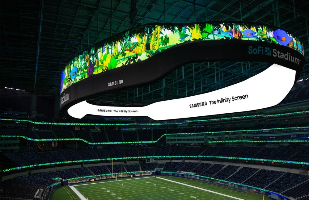 Portada de Samsung llega al Super Bowl con la placa de video LED más grande del mundo de los deportes