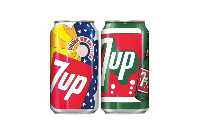 Portada de 7UP lanza una edición limitada de latas de estilo vintage