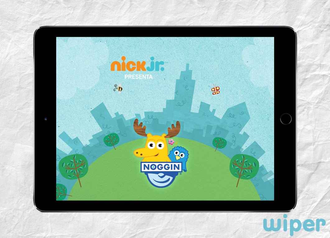 Portada de Wiper acompaña a Nickelodeon en la estrategia de comunicación online de Noggin, su nueva app de streaming interactivo