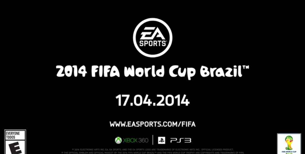 Portada de Llegó el videojuego Ea Sports 2014 Fifa World Cup Brazil 