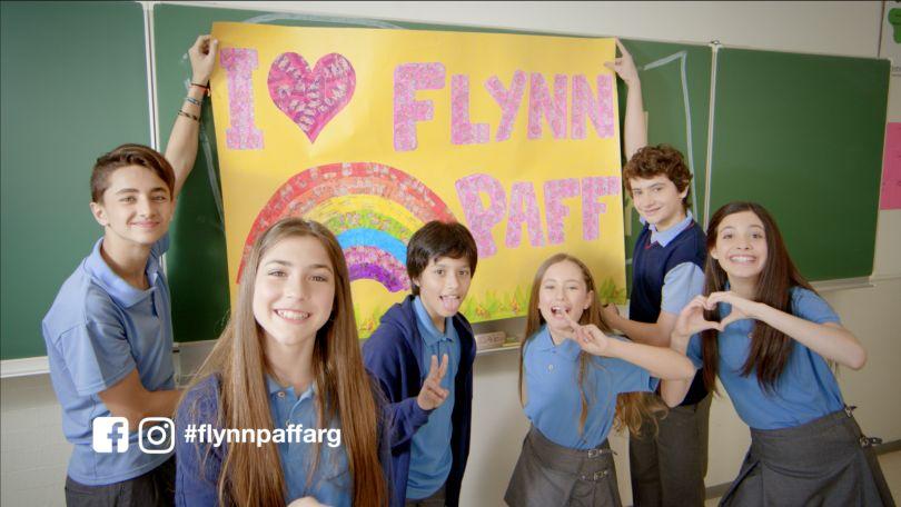 Portada de Hermida Publicidad realizó la campaña “Promo banderazo” de Flynn Paff, para Georgalos