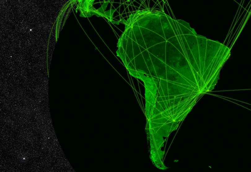 Portada de Panorama general de Internet en América Latina