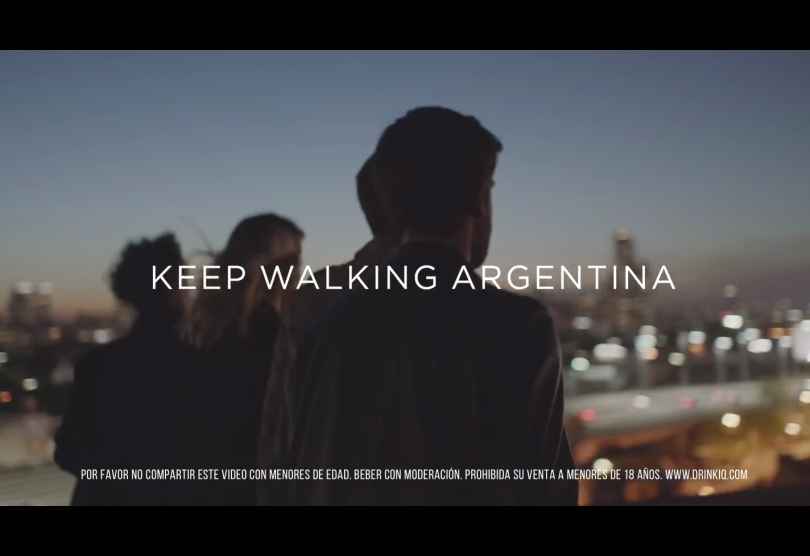 Portada de Keep Walking Argentina, el primer comercial que Johnnie Walker desarrolla en el país, creado por R/GA