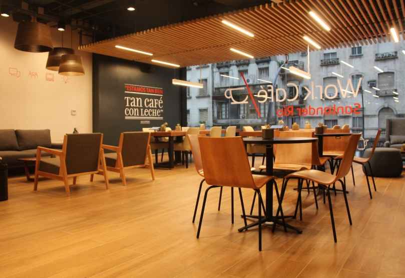 Portada de Santander Río inauguró el primer Work Café en Argentina