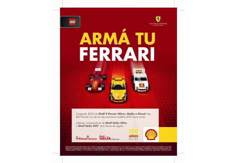 Portada de Shell lanza promoción con Ferrari y Lego 