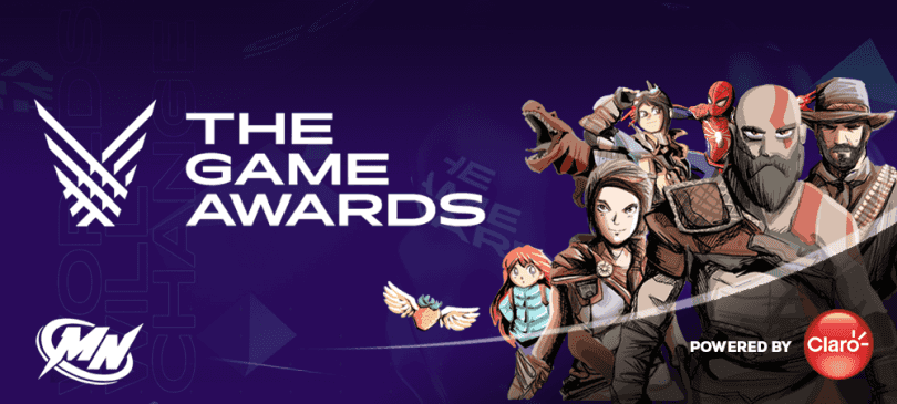 Portada de Malditos Nerds y The Game Awards Powered by Claro