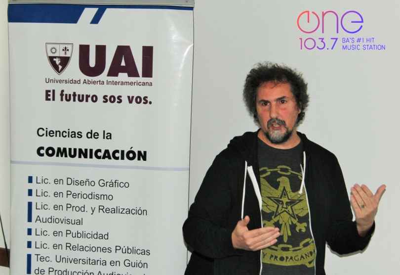 Portada de Claudio Roncoli brindó una charla en la UAI de la mano de Radio One
