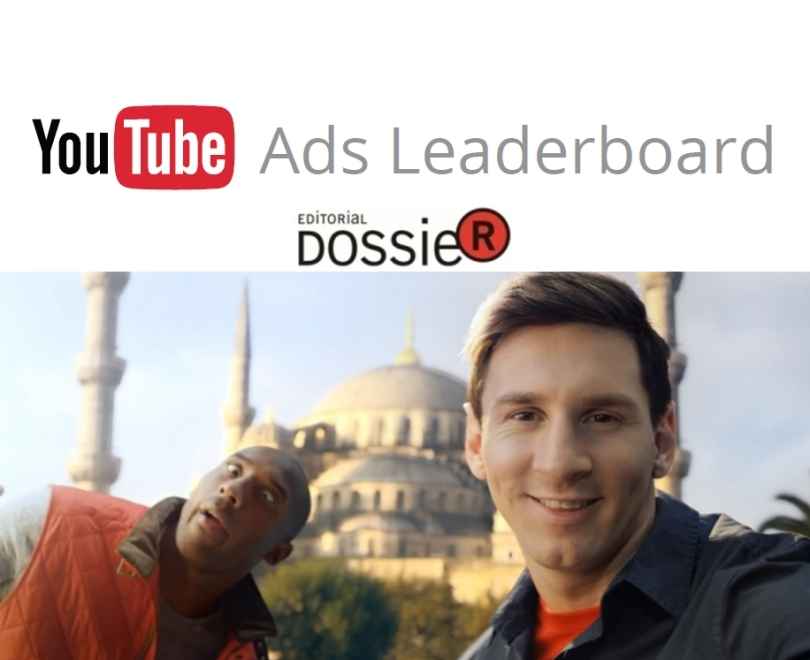 Portada de YouTube y Dossier presentan YouTube Ads Leaderboard Argentina: los 10 anuncios más vistos en Enero