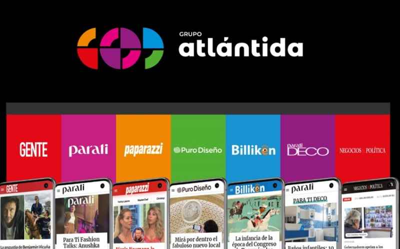 Portada de Grupo Atlántida lidera el ranking de medios de comunicación y entretenimiento en Argentina, según Comscore