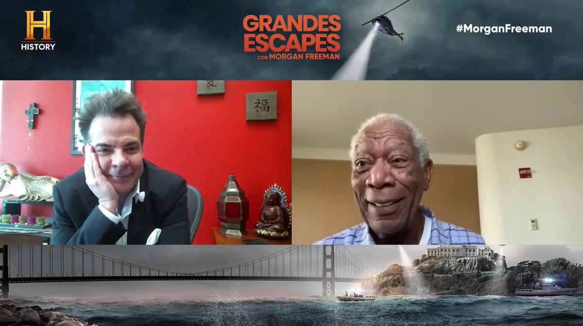 Portada de History presentó la serie "Grandes Escapes con Morgan Freeman"