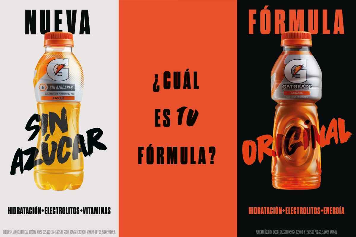 Portada de “¿Cuál es tu fórmula?”: La nueva campaña de Gatorade para el lanzamiento de Gatorade Sin Azúcar