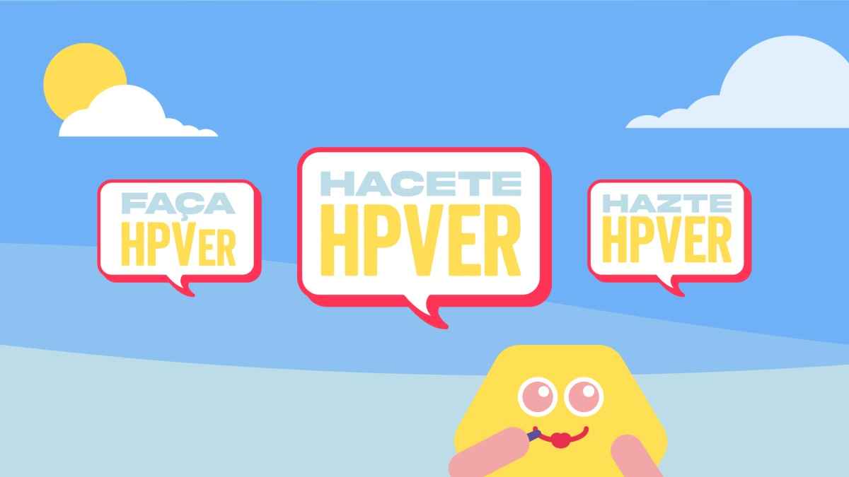 Portada de “Hacete HPVer”, la campaña de Vernon para Roche, se expande a la región