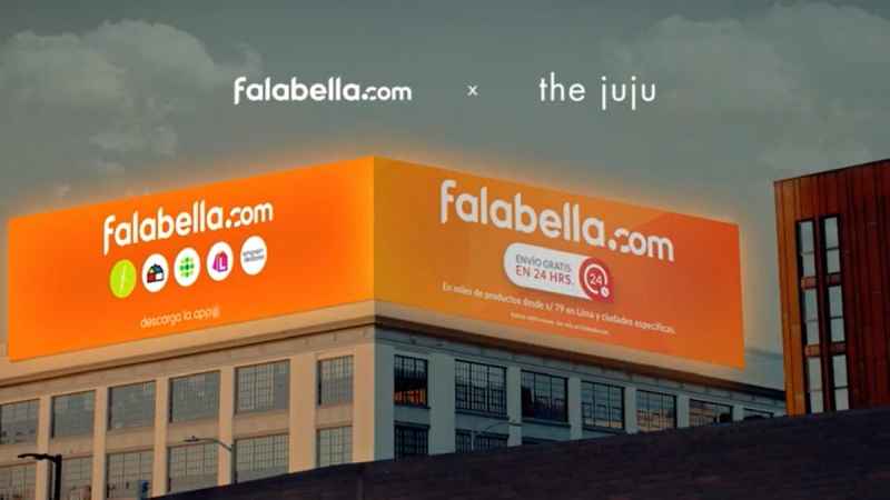Portada de The Juju, elegida como agencia creativa para el lanzamiento del nuevo Falabella.com 