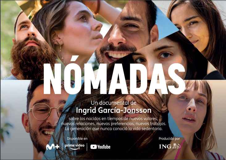 Portada de Sra Rushmore crea para ING "Nómadas", un documental dirigido por Ingrid García-Jonsson