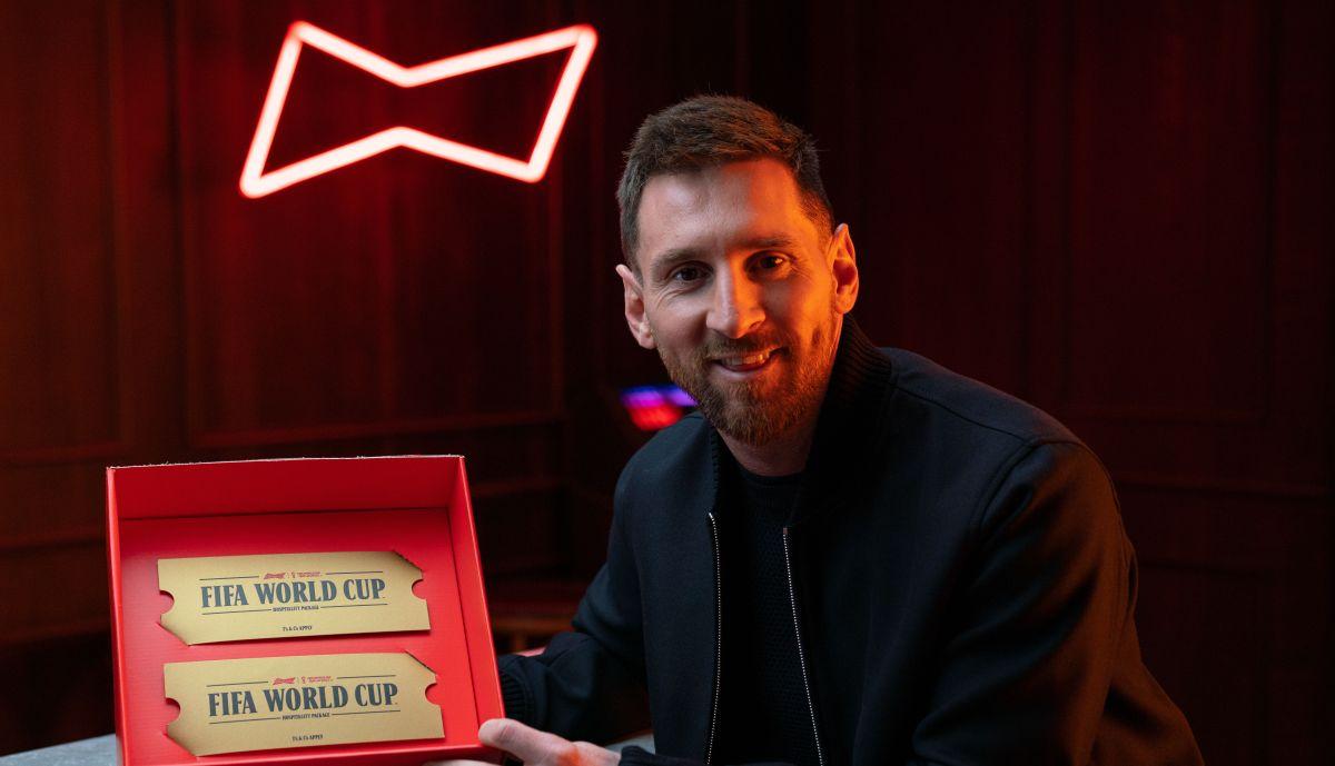 Portada de Budweiser acompaña a Lionel Messi al mundial y lanzó una edición limitada