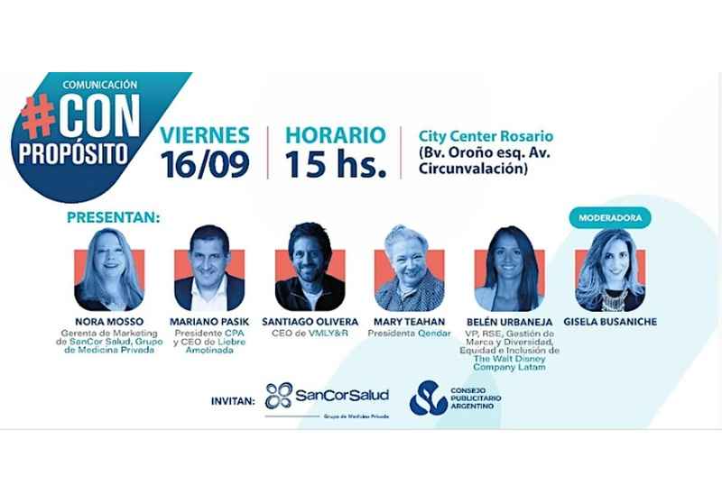 Portada de Encuentro sobre comunicación, marcas y responsabilidad social en Rosario