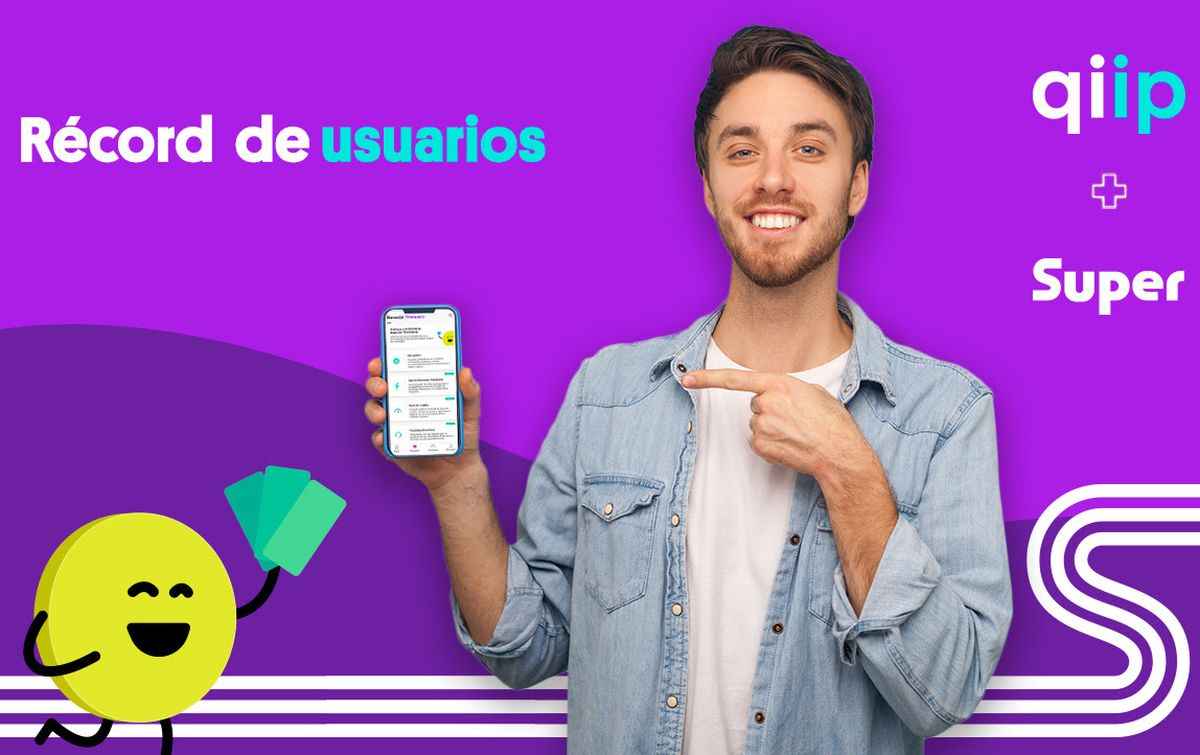 Portada de Super acompaña a qiip que alcanzó los dos millones de usuarios en Colombia y México 