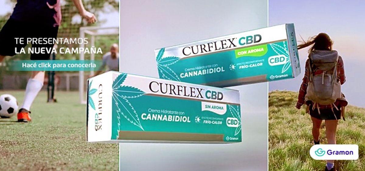 Portada de “Seguí haciendo lo que disfrutás”, la campaña de Gramon para presentar el nuevo Curflex CBD con Cannabidiol 