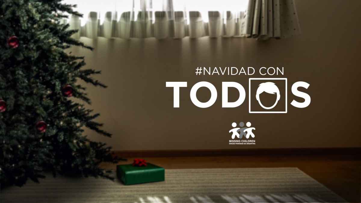 Portada de “Navidad Con Todos”, la nueva campaña de di Paola Latina para Missing Children