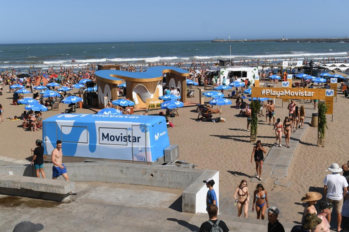 Portada de Movistar inauguró su parador en Playa Grande