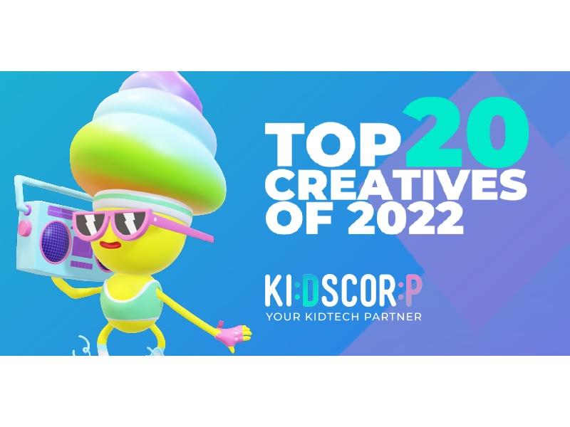 Portada de Kids Corp presenta el Top 20 de creatividades para el segmento U18 en 2022