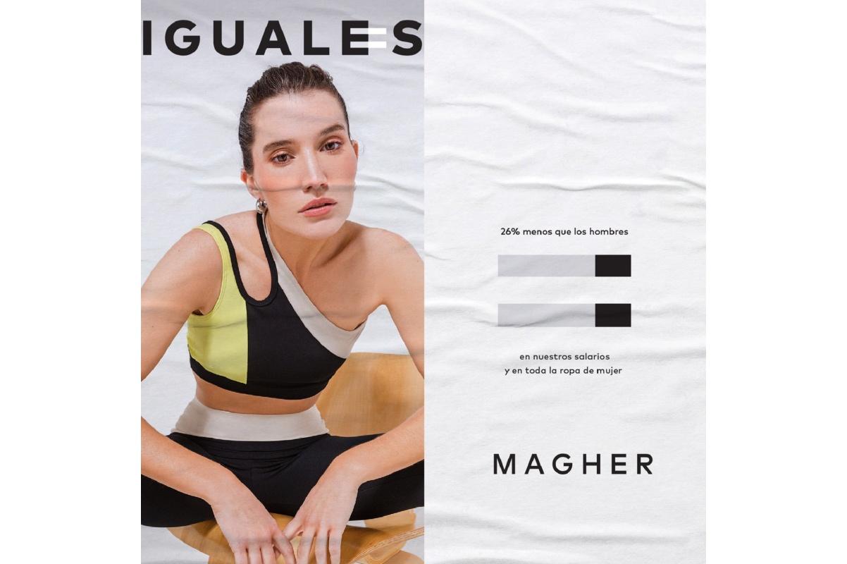 Portada de "Iguales", la nueva campaña de Magher que busca al menos por unos días, igualar la brecha salarial