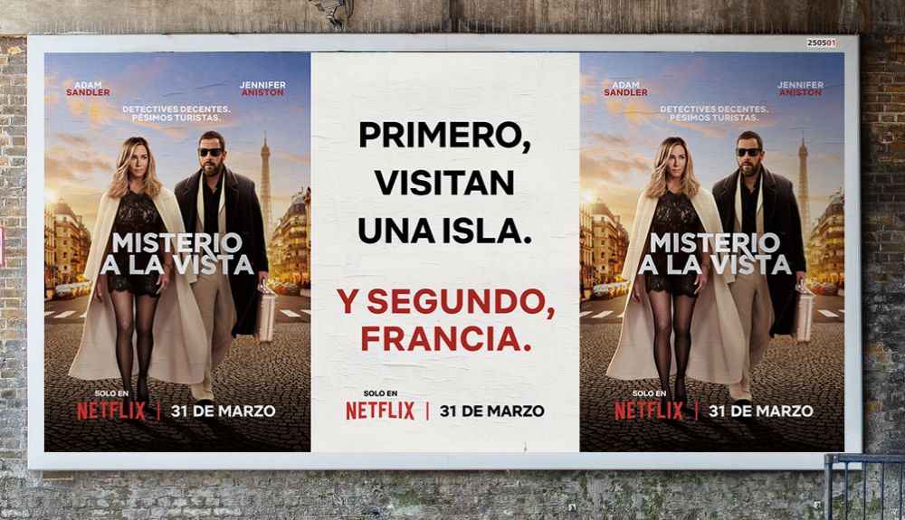 Portada de Netflix y Media.Monks presentan "Y segundo Francia", la campaña para la película Misterio a la Vista