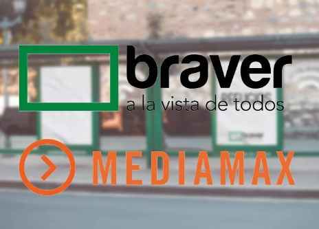 Portada de Mediamax comercializa la vía pública en interior de Braver