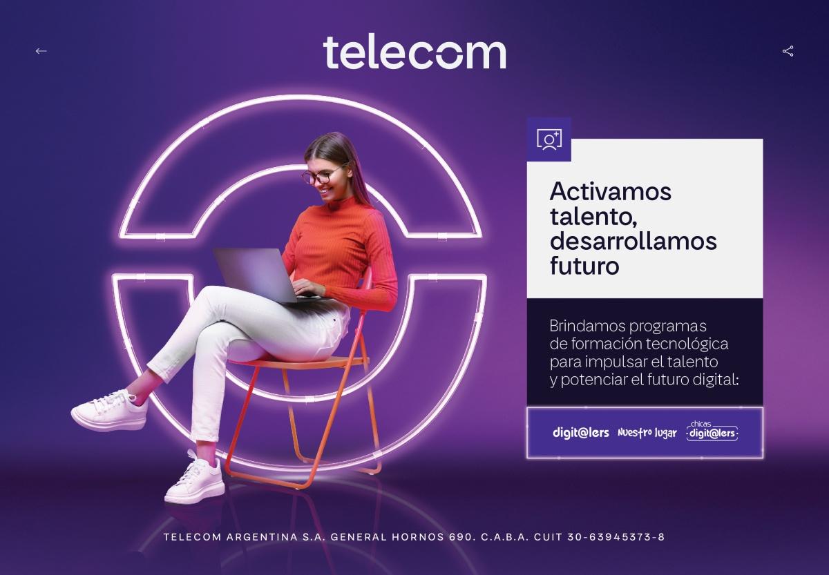 Portada de Telecom estrena su campaña de comunicación institucional “Activamos talento, desarrollamos futuro” 