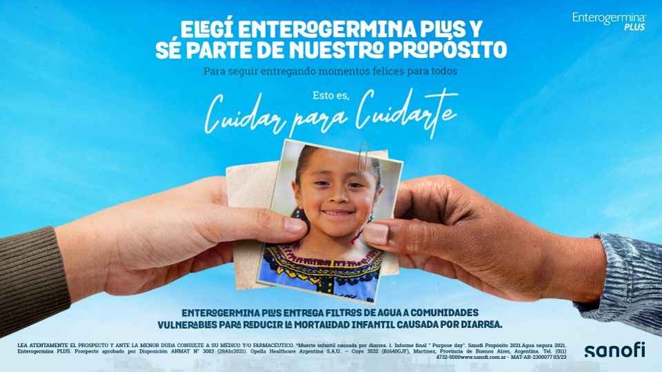 Portada de Sanofi lanza "Cuidar para cuidarte", una campaña 100% digital para su marca Enterogermina