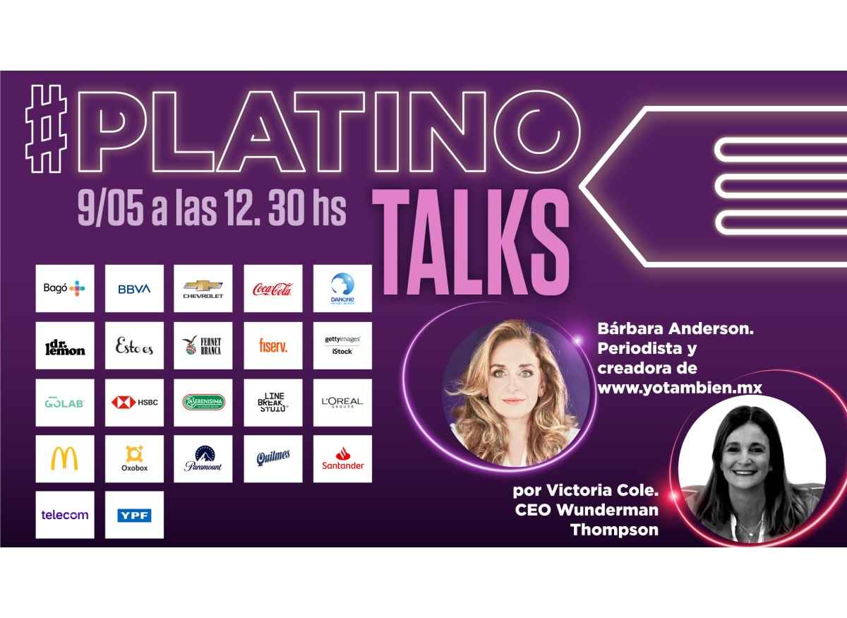 Portada de Platino Talks: así fue la charla entre Bárbara Anderson, periodista y creadora de Yotambién.mx, y Vicky Cole, CEO de Wunderman Thompson