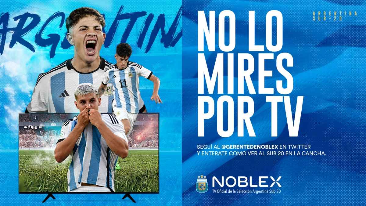 Portada de Estreno: "Esta Copa no la mires por TV", una nueva campaña de Noblex y GUT