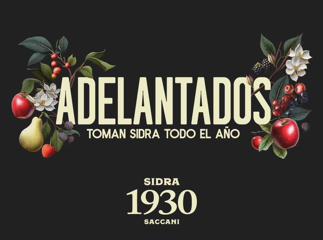 Portada de "Adelantados", nueva campaña de Astillero y Sidra 1930
