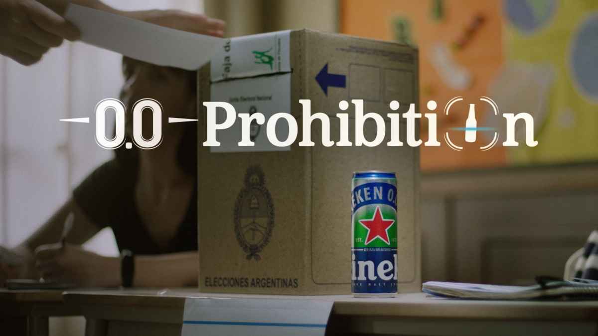 Portada de “0.0 Prohibition”, la campaña de Heineken y Publicis Argentina durante las elecciones