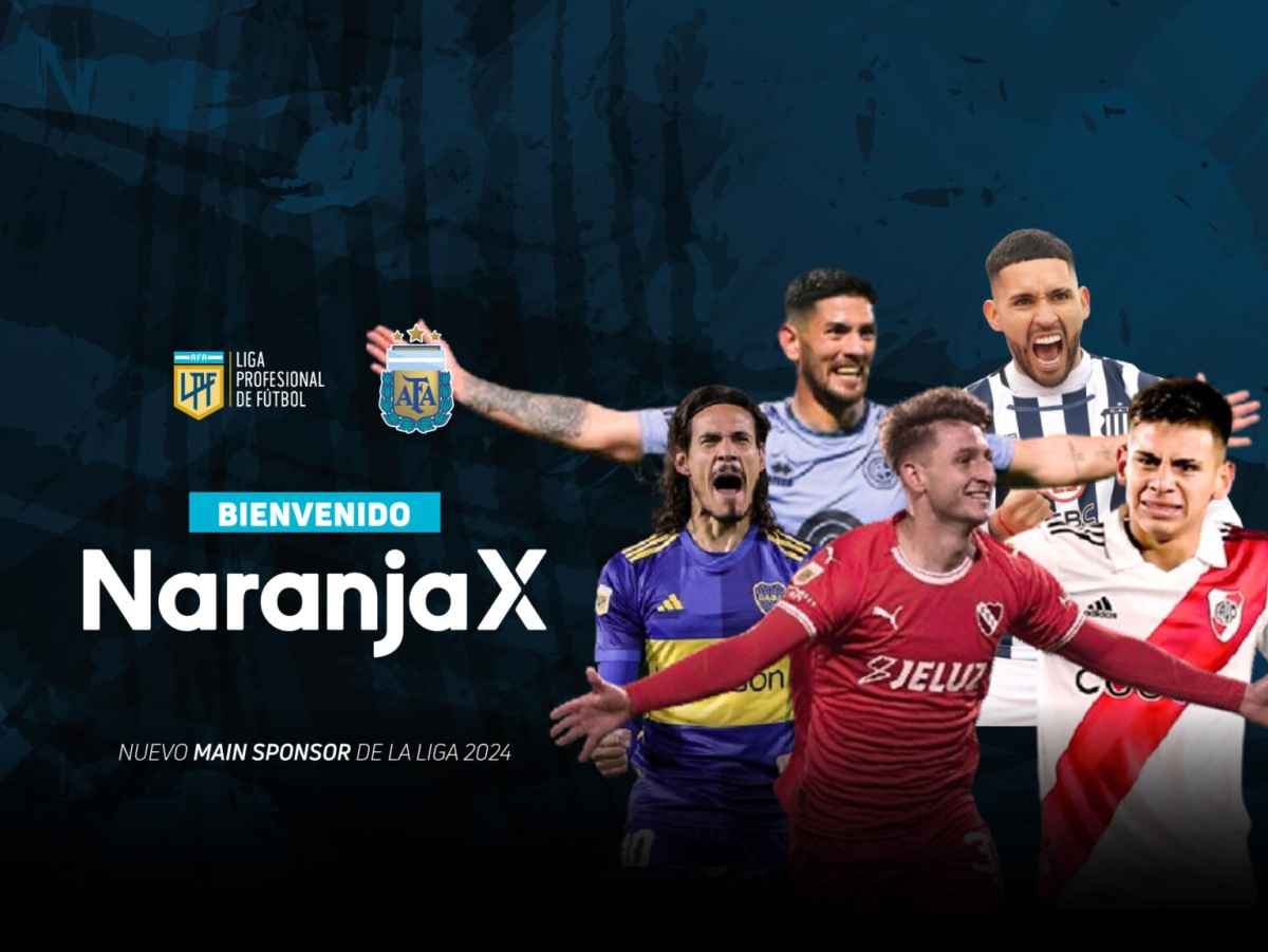 Portada de Naranja X se convierte en main sponsor de la Liga Profesional de Fútbol