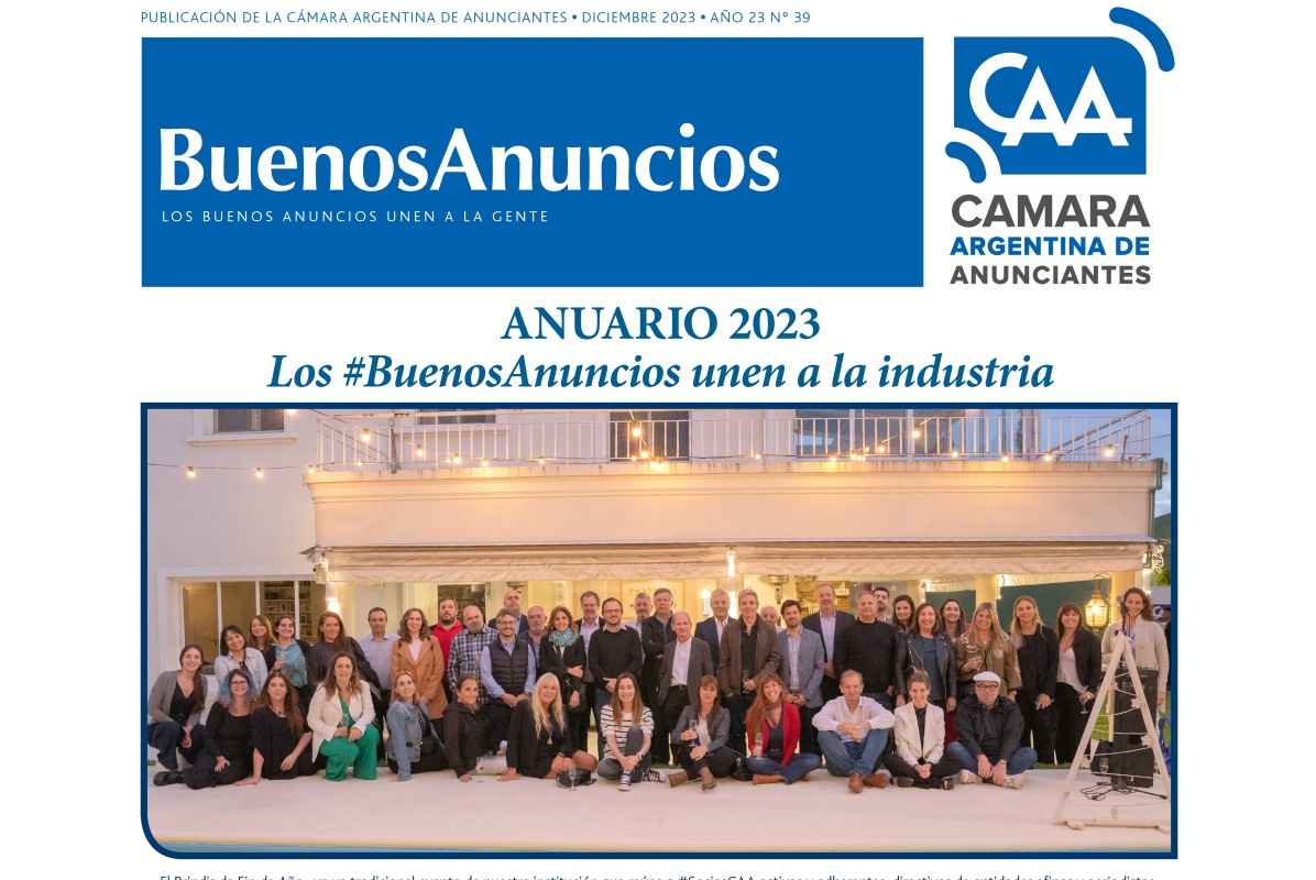 Portada de La Cámara Argentina de Anunciantes presentó su anuario 2023