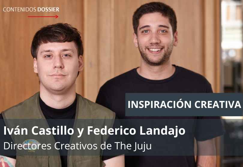 Portada de Inspiración Creativa, por Iván Castillo y Federico Landajo, Directores Creativos de The Juju