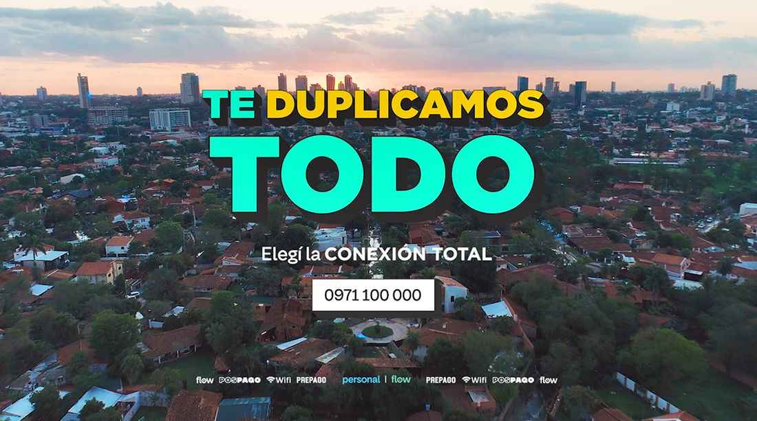 Portada de "Duplicame", campaña de Personal Paraguay