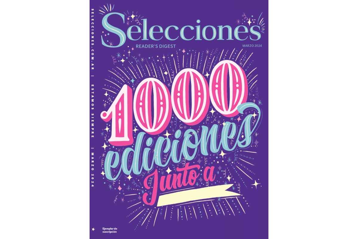 Portada de Revista Selecciones presenta su ejemplar número 1.000