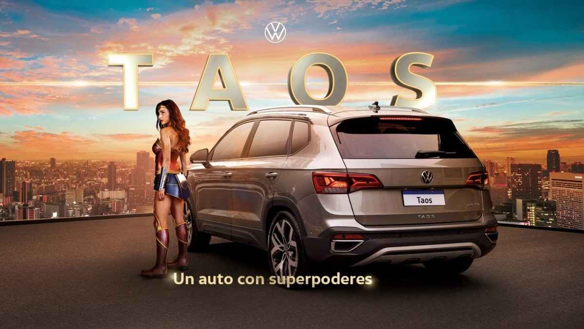 Portada de "Taos, un auto con superpoderes", el nuevo comercial de VW