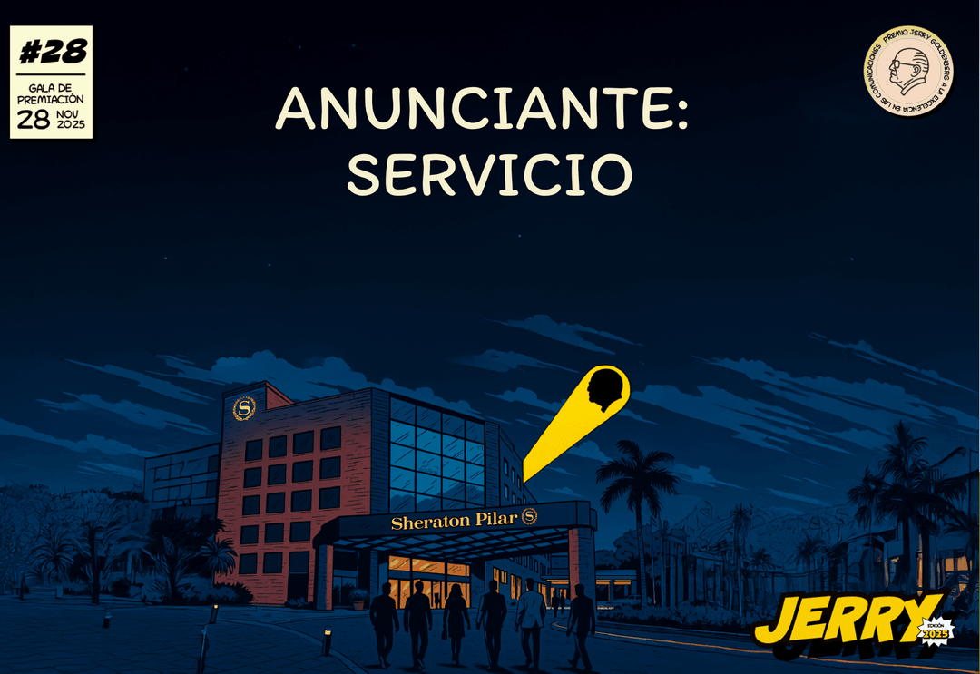 Portada de Premios Jerry 2025 - Anunciante: Servicio