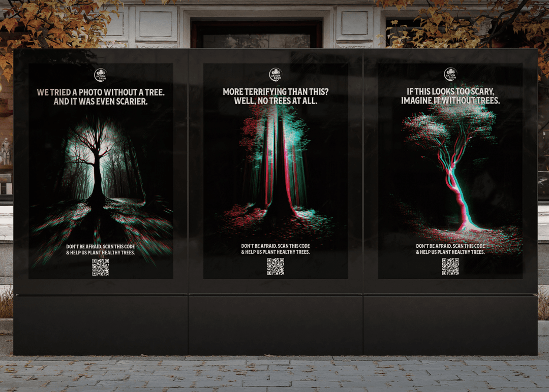 Portada de Fraser the agency creó la campaña de Halloween para la ONG alemana Aktion Baum