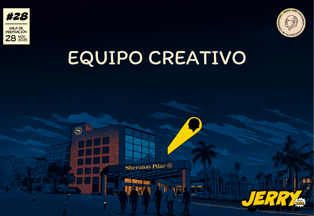 Portada de Premios Jerry 2025 - Equipo Creativo