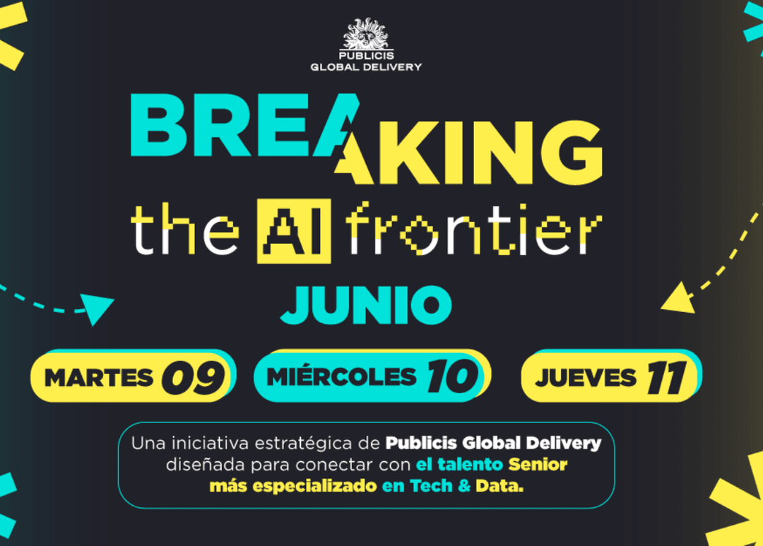 Portada de Publicis Global Delivery lanza “Breaking AI Frontier"