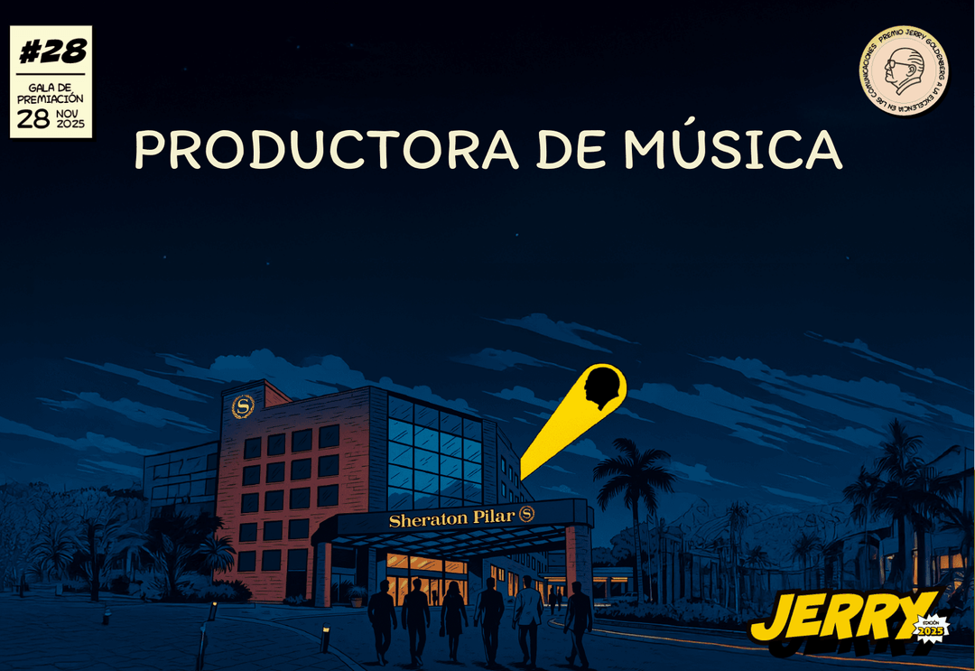 Portada de Premios Jerry 2025 - Productora de Música