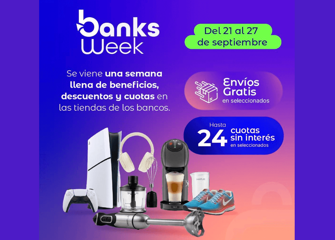 Portada de Llega la tercera edición de Banksweek, con promociones bancarias